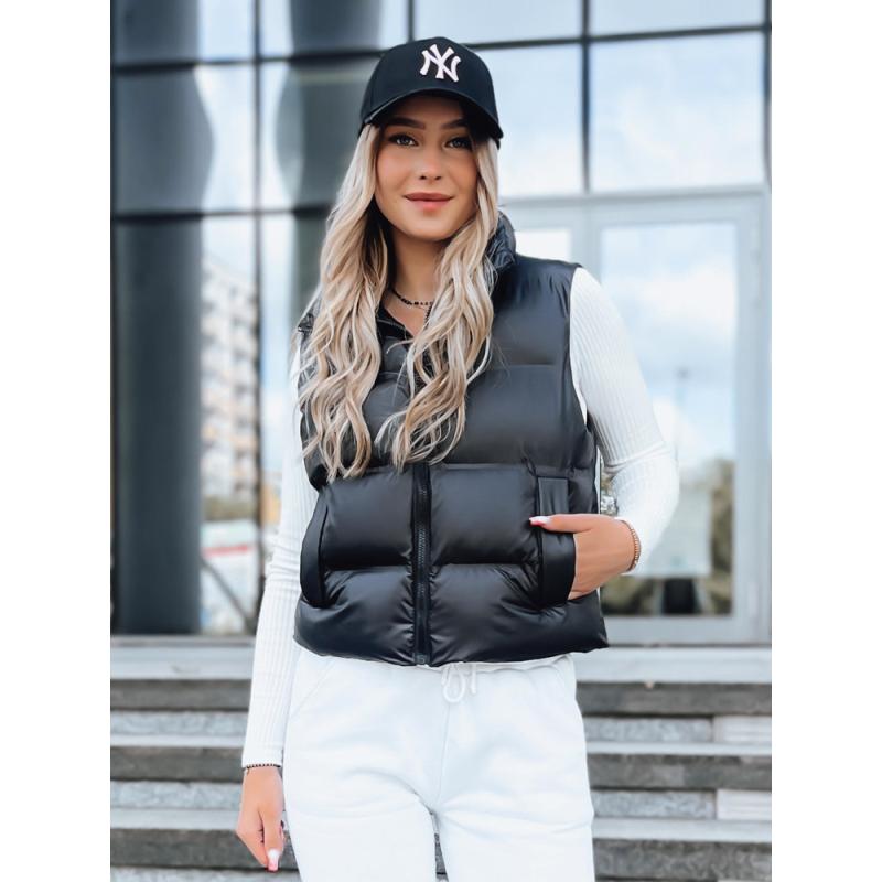 Dámska prešívaná vesta WILLOW čierna