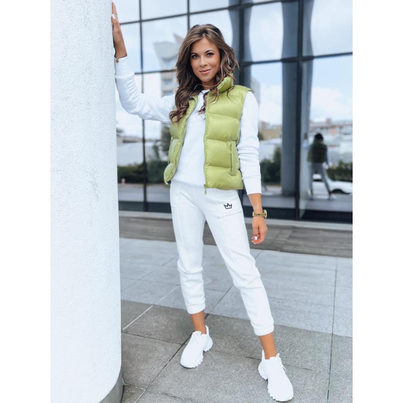 Dámska prešívaná vesta WILLOW pistáciová