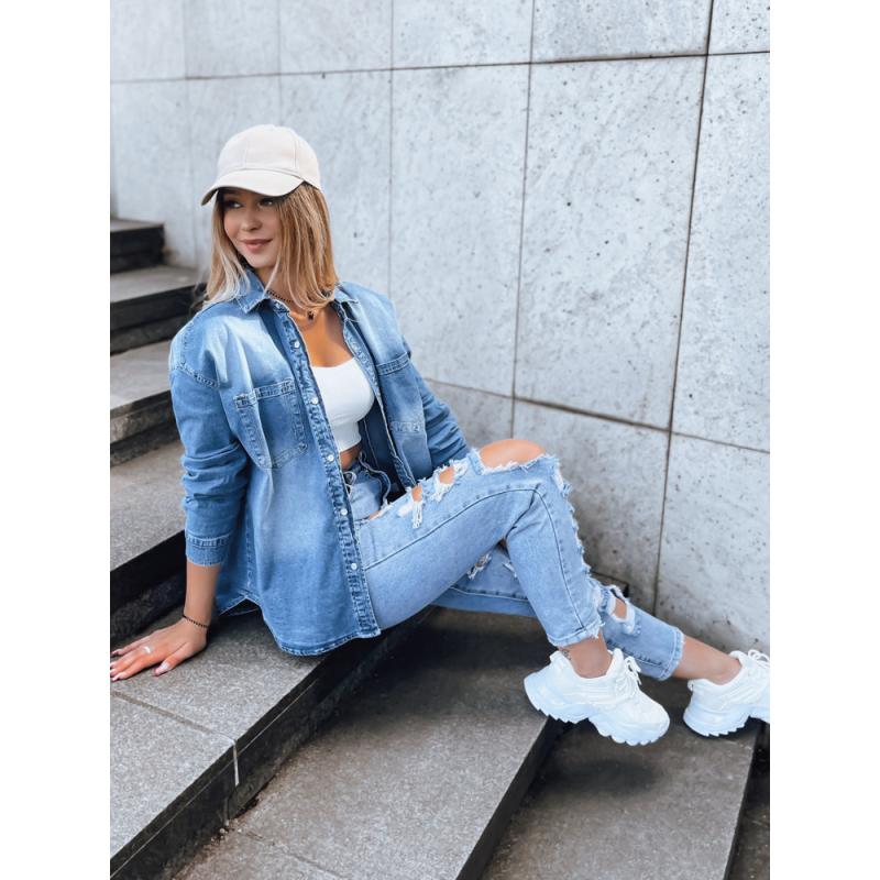 Dámská džínová košile AMERICANA modrá