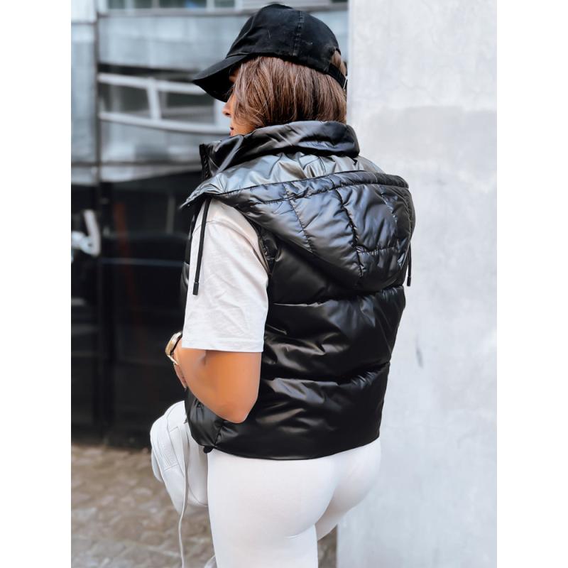 Dámska prešívaná športová vesta OSHE čierna