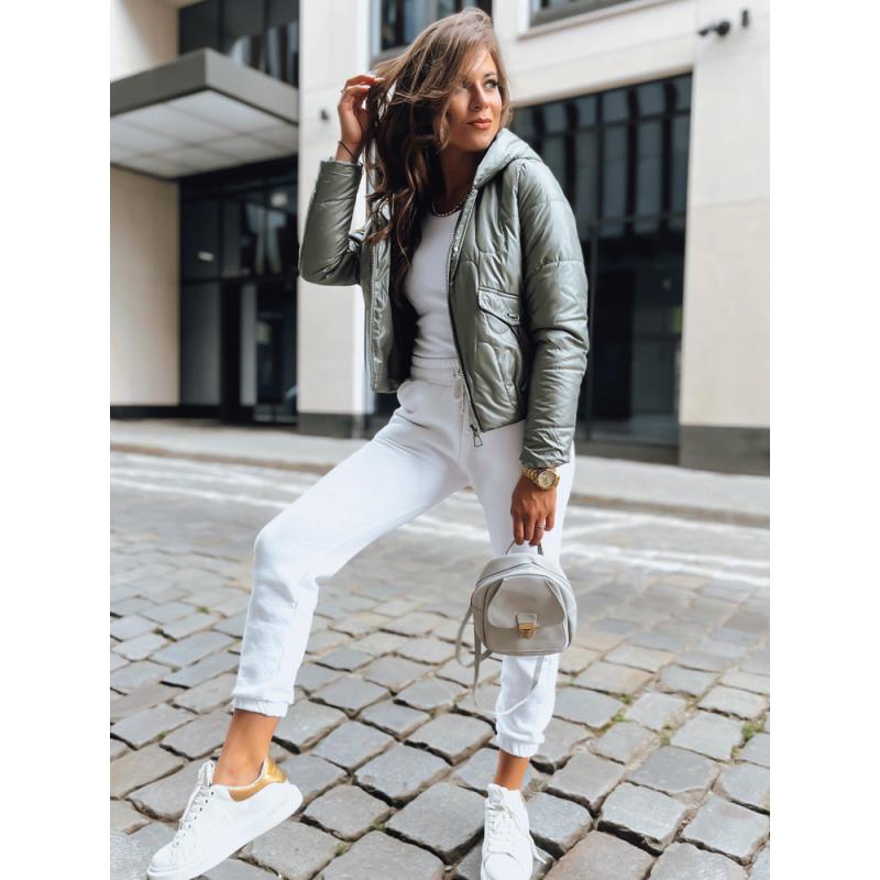 Dámska prešívaná športová bunda LILYWOOL zelená