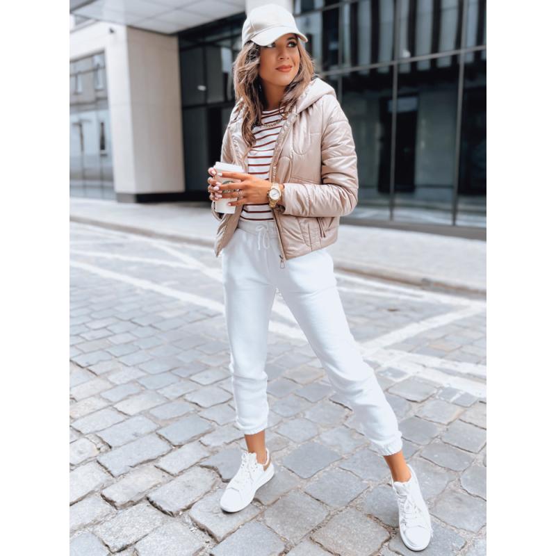 Dámska prešívaná športová bunda LILYWOOL hnedá