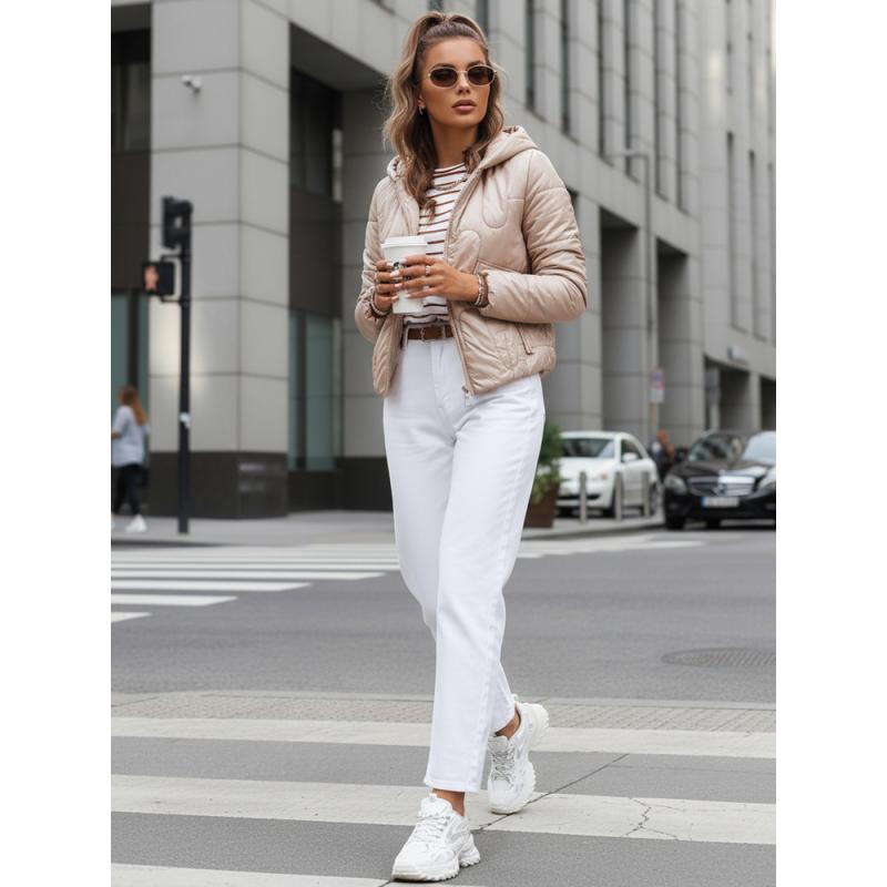 Női steppelt sportdzseki LILYWOOL barna