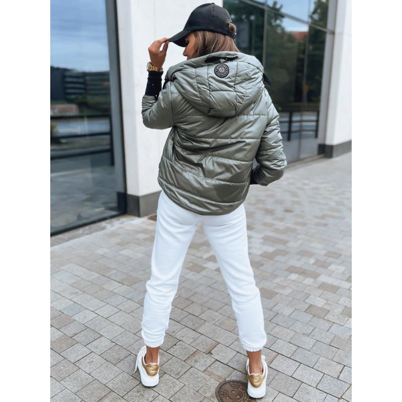 Női steppelt kabát AURORA zöld