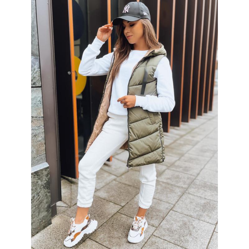 ONADE zöld, megfordítható női mellény