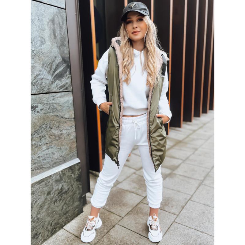 Dámská vesta oboustranná ONADE hnědá