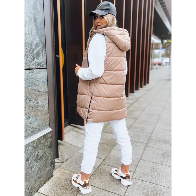 Dámská vesta oboustranná ONADE hnědá