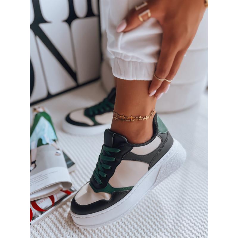 Dámské tenisky MEILA černozelené