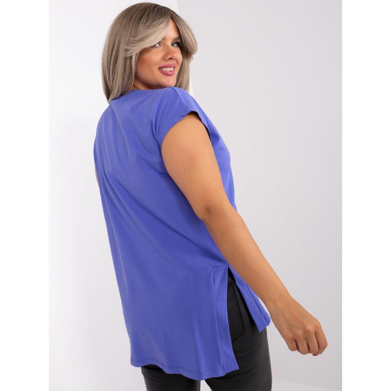 Dámská halenka plus size SILVIA fialová