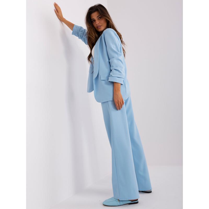 Dámské sako s 3/4 rukávy JESSICA světle modré 