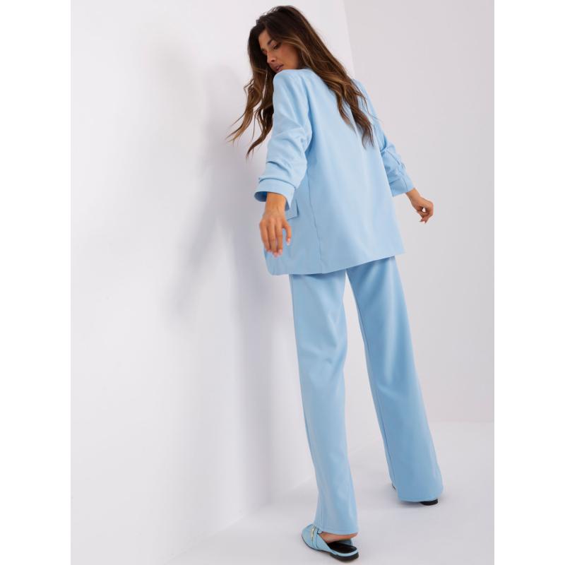 Dámské sako s 3/4 rukávy JESSICA světle modré 