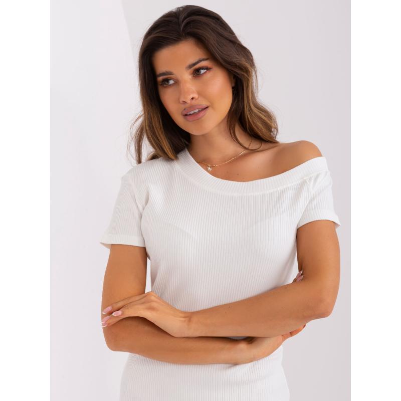 Dámské šaty pruhované DAGA ecru