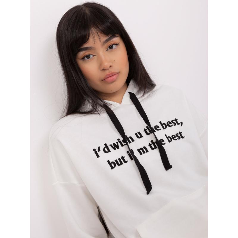 Női kapucnis pulóver DENISA ekrü