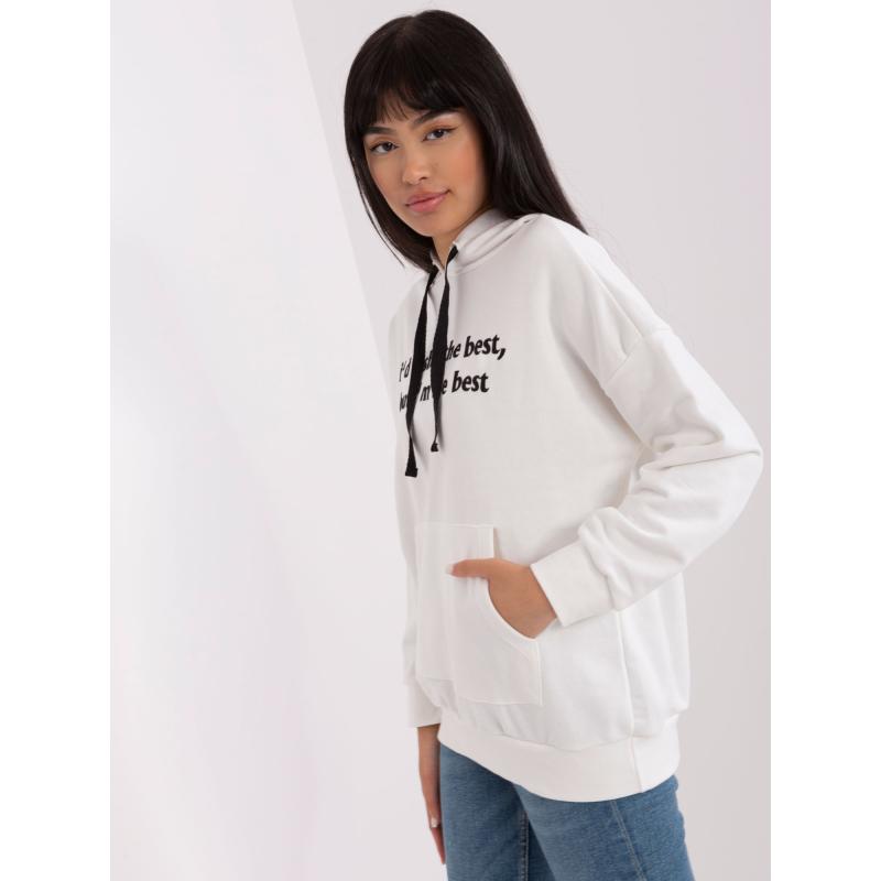 Női kapucnis pulóver DENISA ekrü