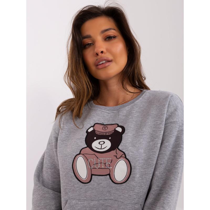 Női pulóver CIANA szürke