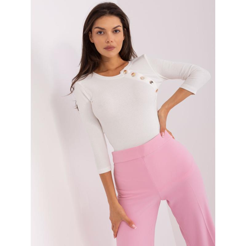 Dámské halenka s 3/4 rukávy VIOLA ecru 