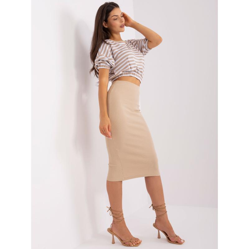 Dámský komplet dvoudílný ležérní UYLANA béžový 