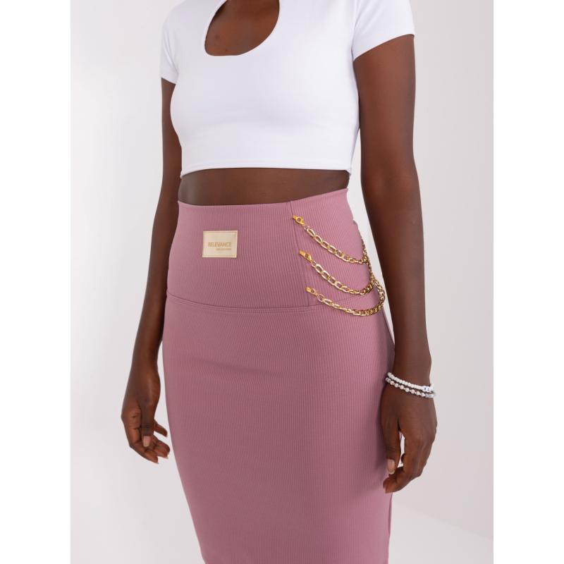 Dámská sukně s nášivkou ROZALINA růžová