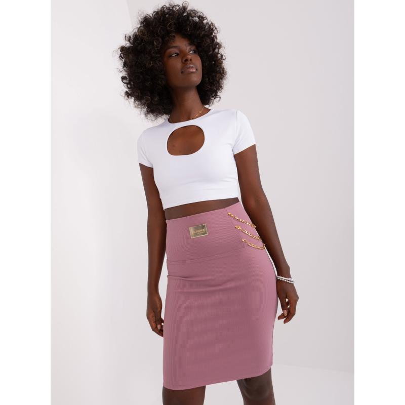 Dámská sukně s nášivkou ROZALINA růžová