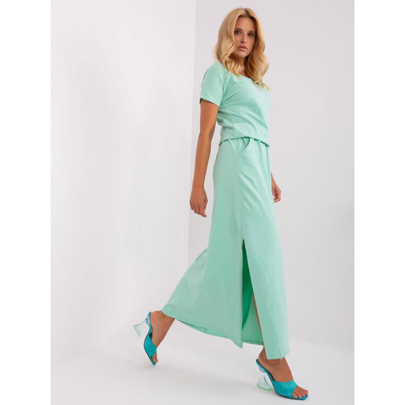 Női rövid ujjú ruha EVERA menta