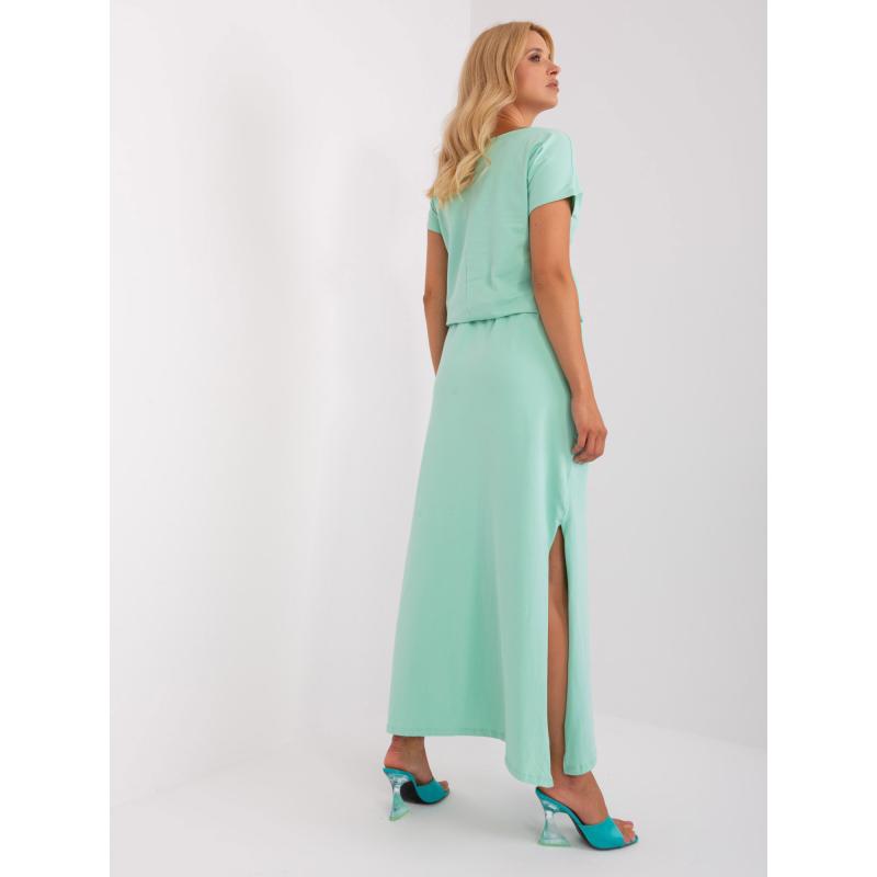 Női rövid ujjú ruha EVERA menta