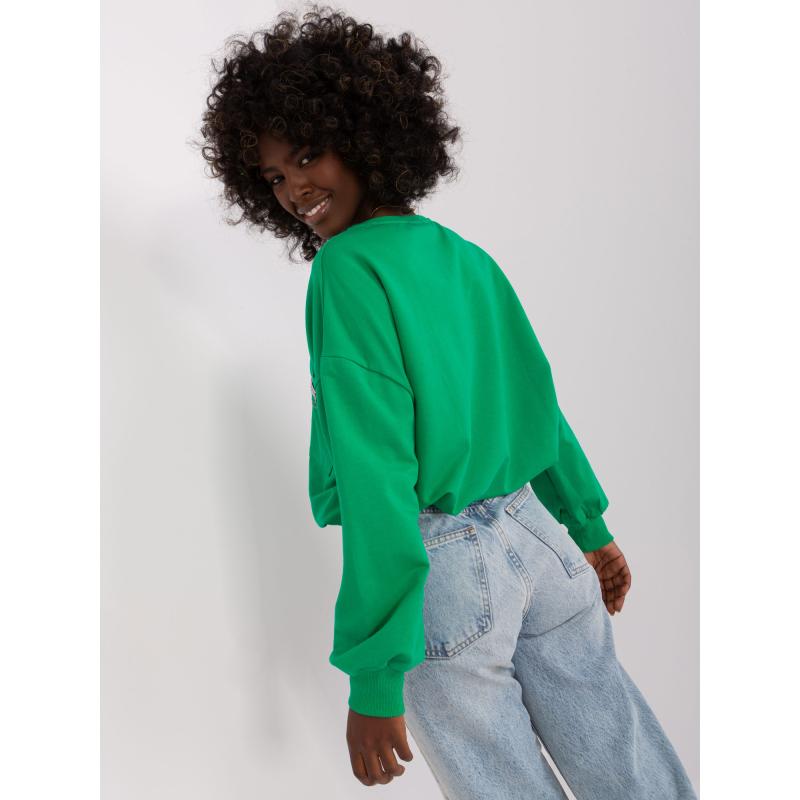 Dámská halenka s kapsičkou ALBINA zelená  