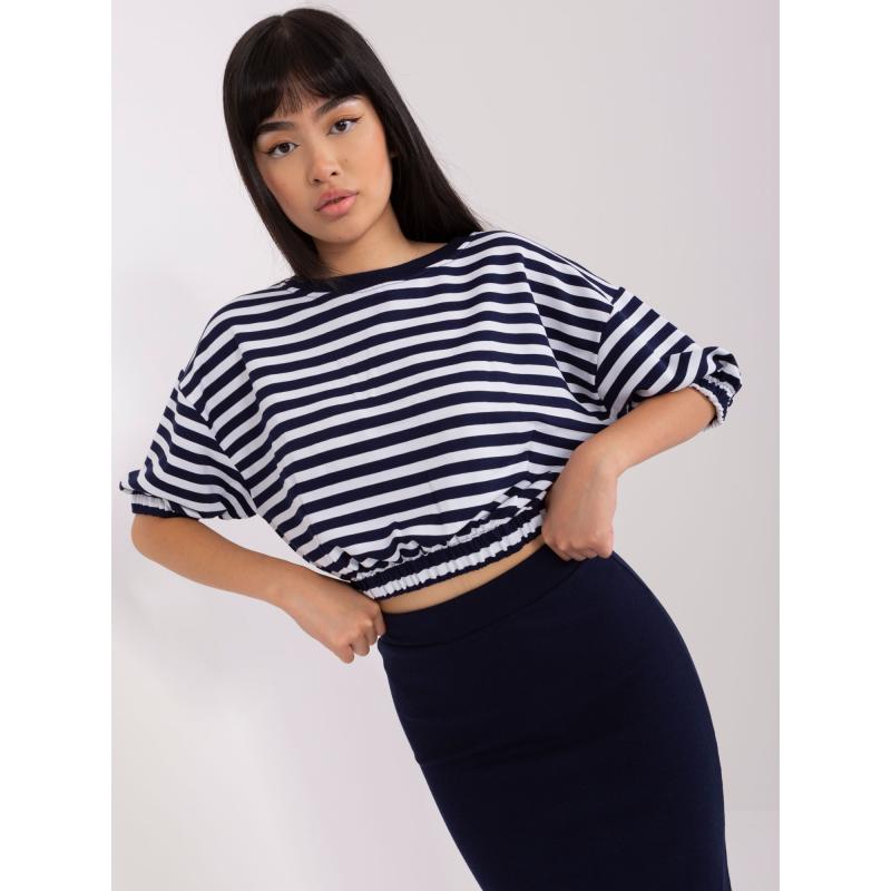 Dámska bavlnená súprava na voľný čas ELENA tmavomodrá