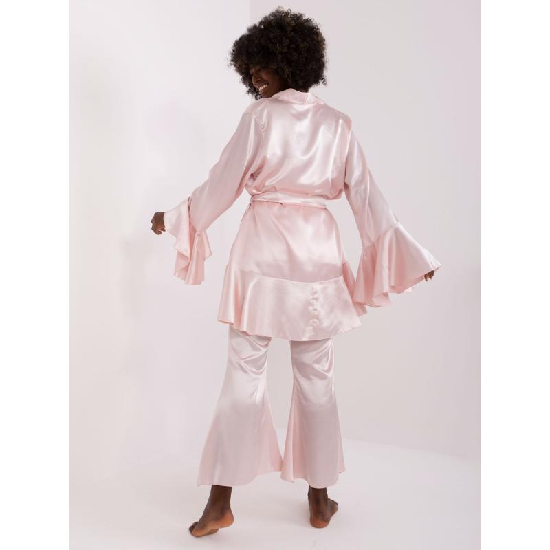 Női pizsama nadrággal ZHANNA világos rózsaszín