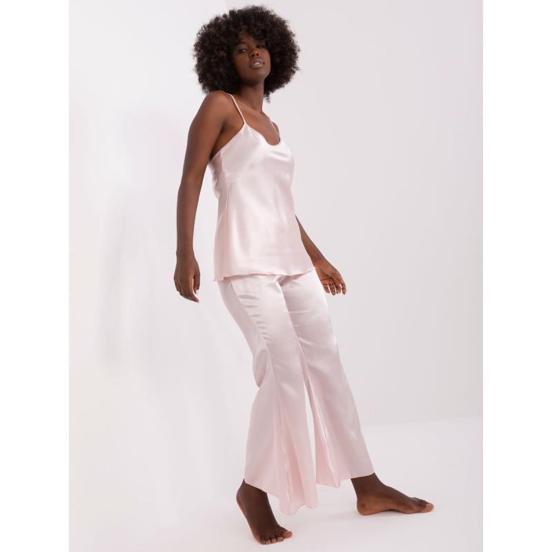 Női pizsama nadrággal ZHANNA világos rózsaszín
