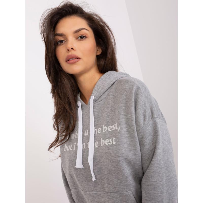 Női pulóver DOMENICA szürke