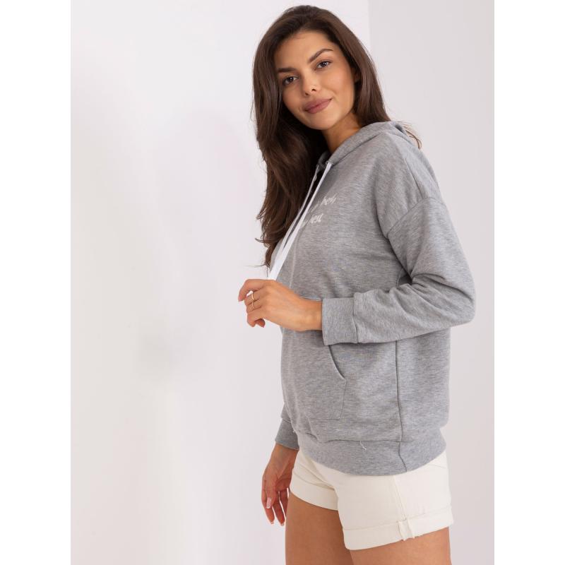 Női pulóver DOMENICA szürke