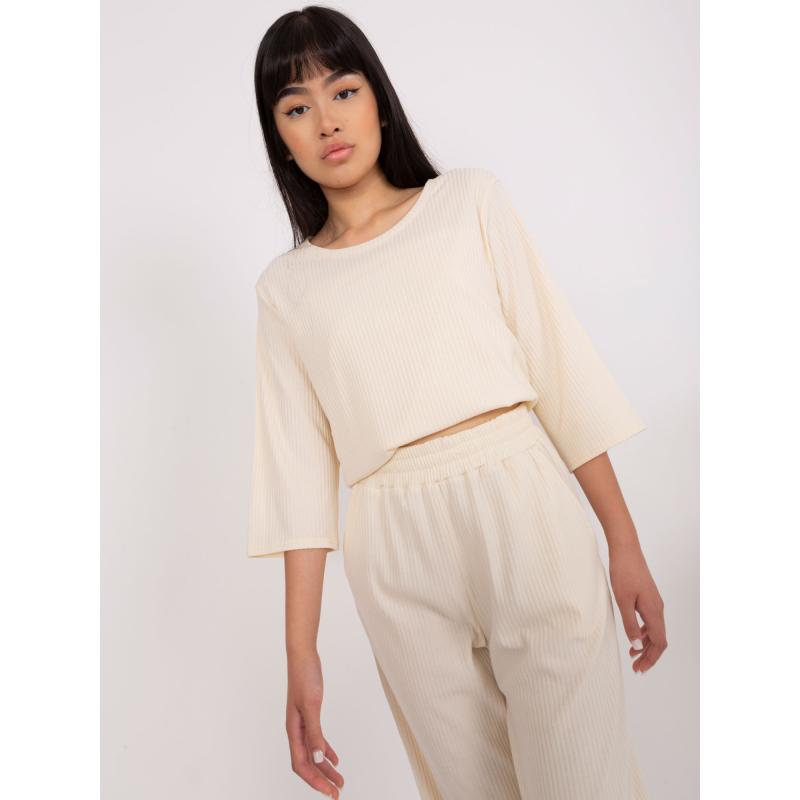 Dámský ležérní komplet OLGA světle béžový 