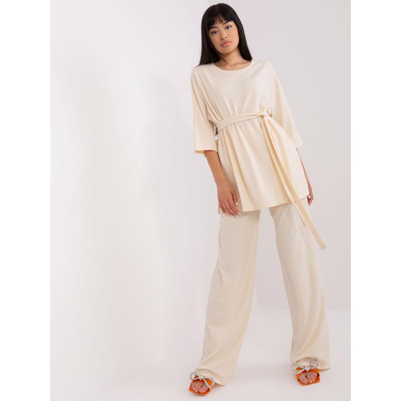 Dámský ležérní komplet OLGA světle béžový 