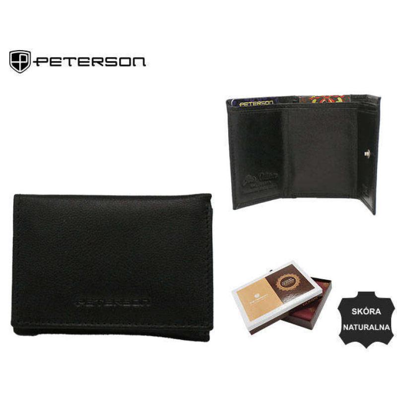 Dámska kožená peňaženka PTN RD-200-GCL čierna