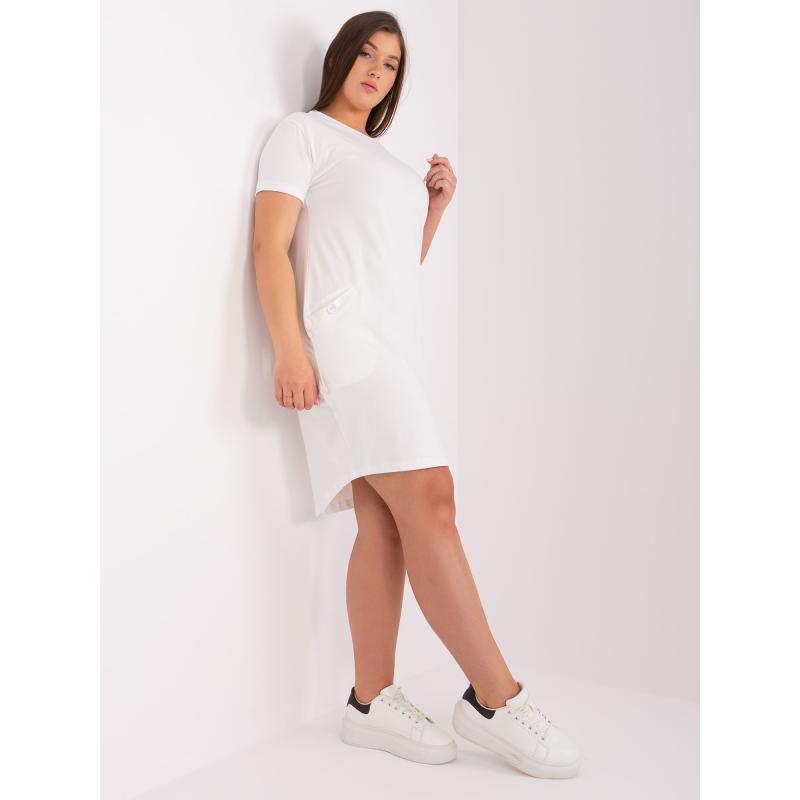 Női plus size ruha BIOKA ecru
