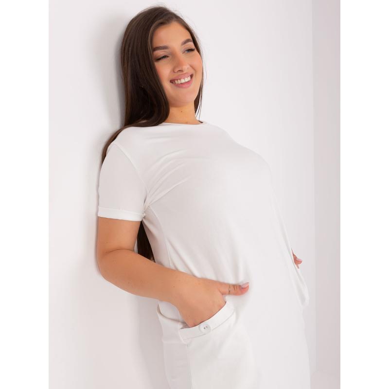 Női plus size ruha BIOKA ecru