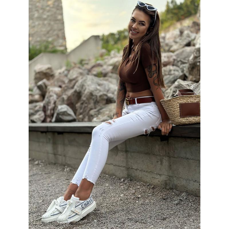 Női felső MAYFLIES barna