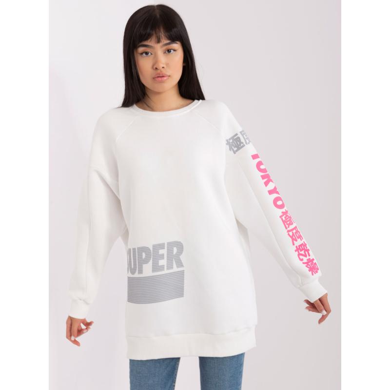 Dámská oversize mikina s potiskem ERIN ecru 