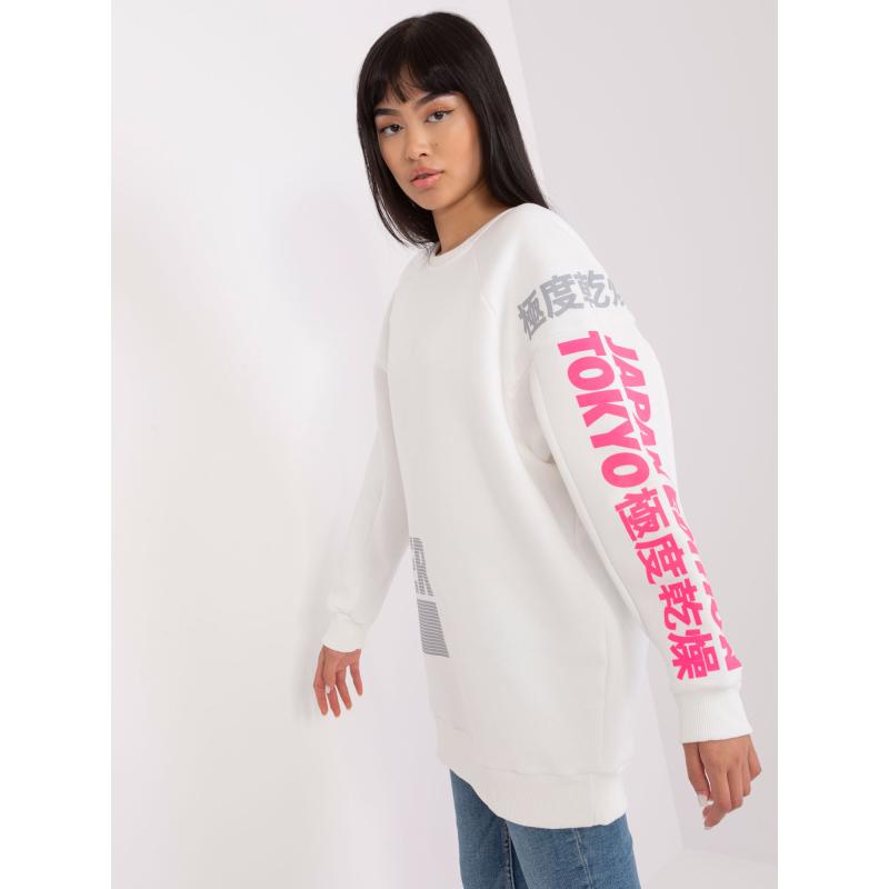 Dámská oversize mikina s potiskem ERIN ecru 