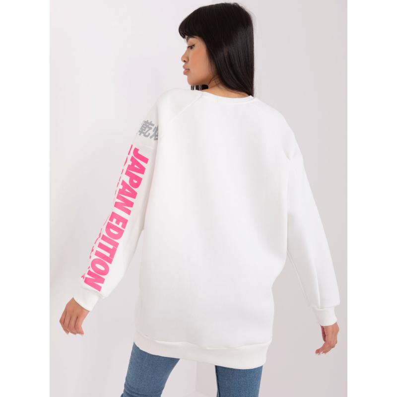 Dámská oversize mikina s potiskem ERIN ecru 