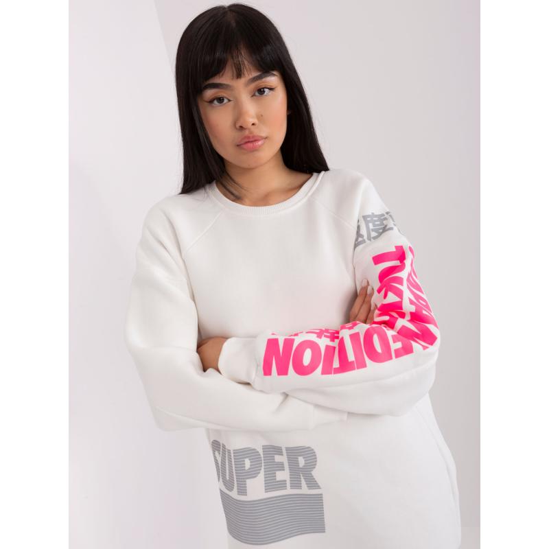 Dámská oversize mikina s potiskem ERIN ecru 