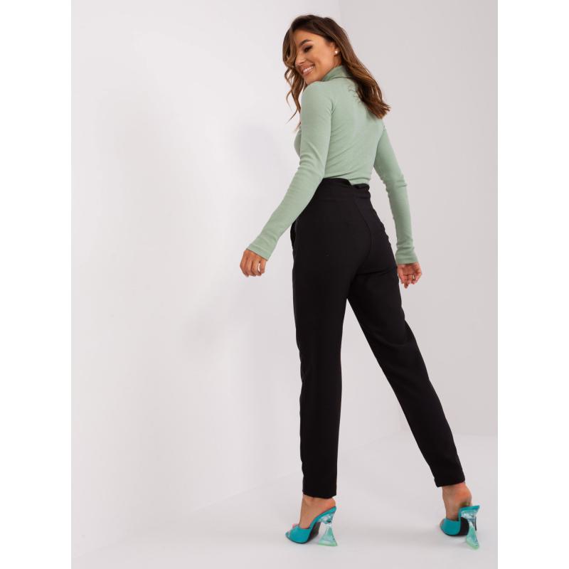 Női nadrág cipzárral OCH BELLA fekete