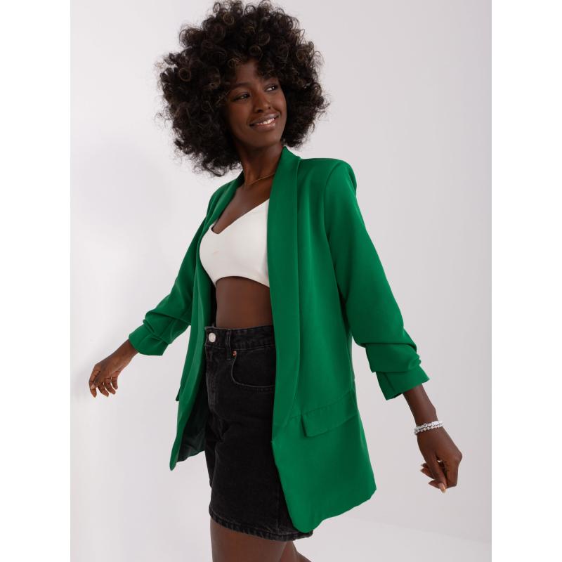 Dámské sako ISHA tmavě zelené 