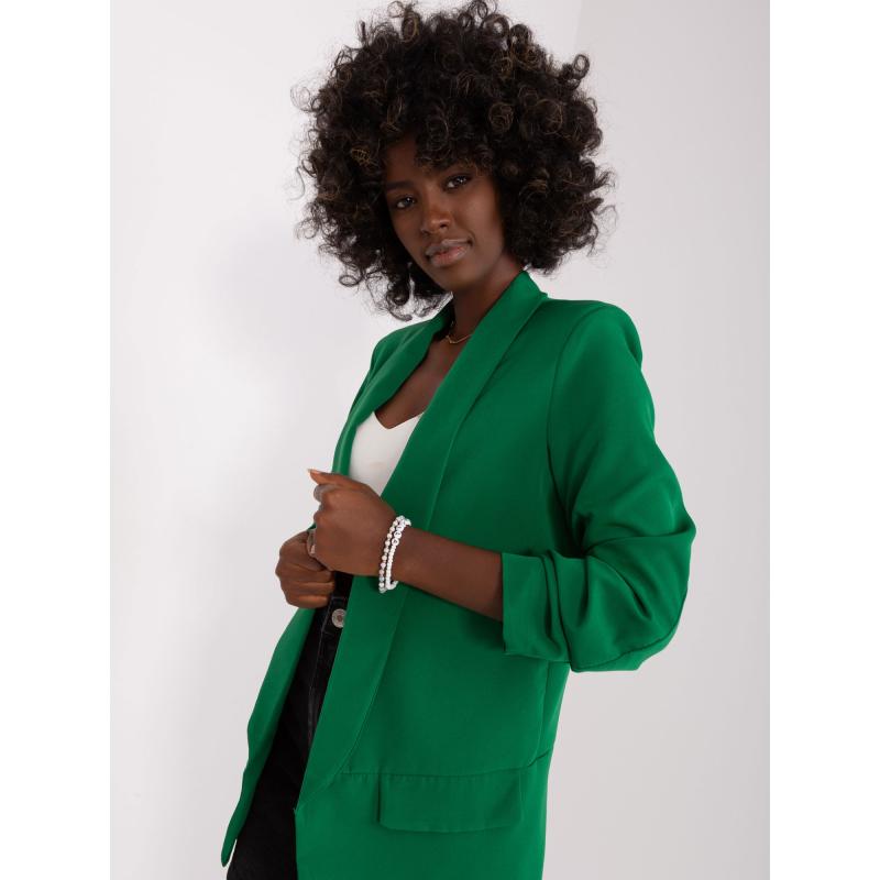 Dámské sako ISHA tmavě zelené 