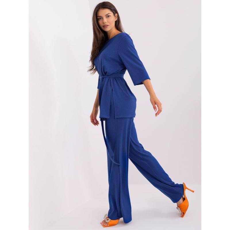 Dámský komplet s páskem DANIELLE kobaltový 
