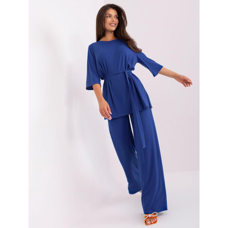 Dámský komplet s páskem DANIELLE kobaltový 