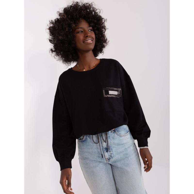 Dámská halenka s dlouhým rukávem KIVA černá 