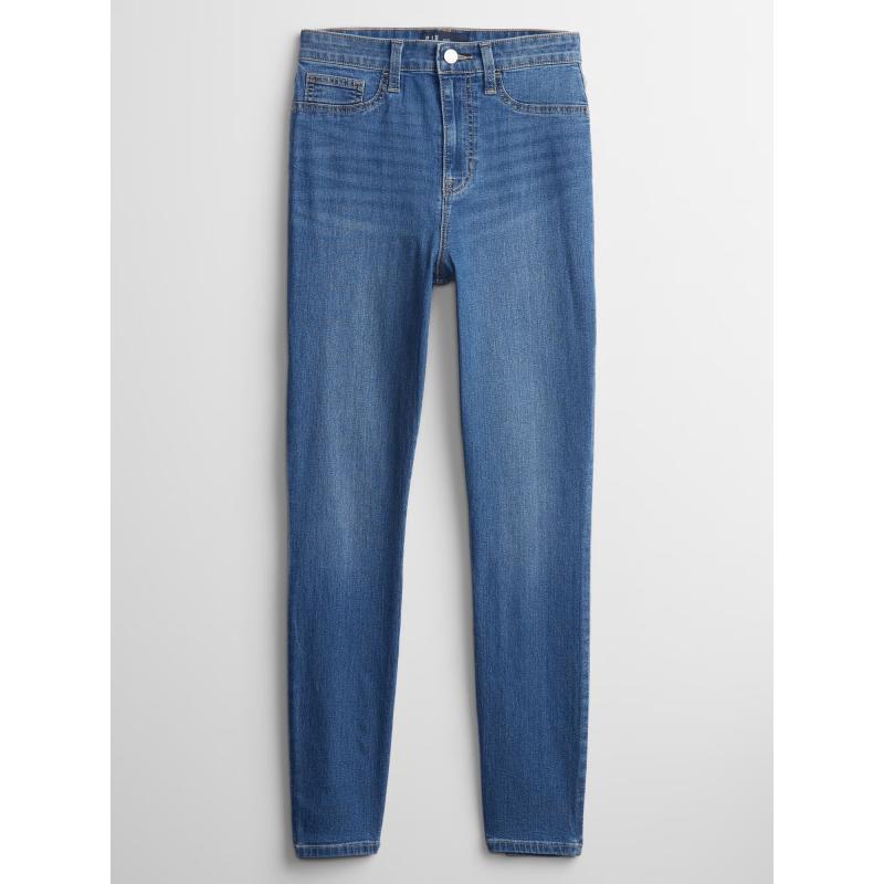 Džínsy džegíny s vysokým vzrastom