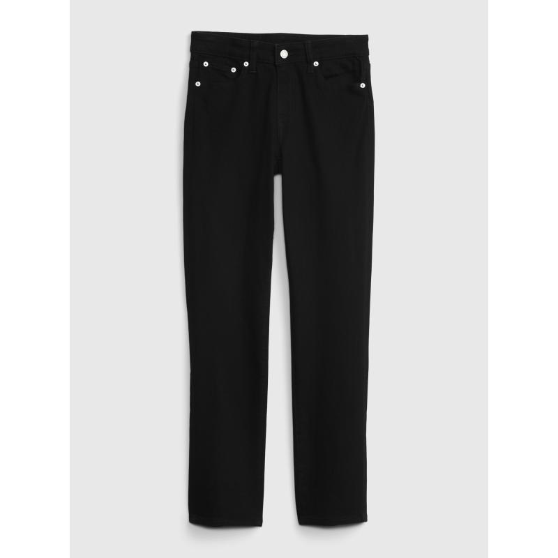 Rovné džínsy so stredným vzrastom