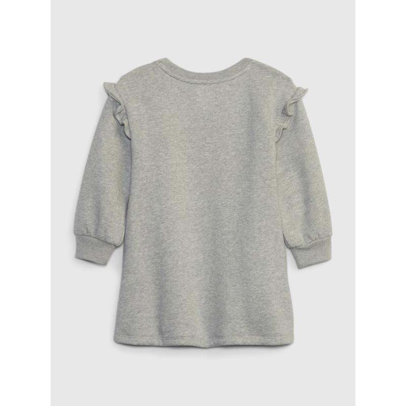 Detské mikinové šaty s logom